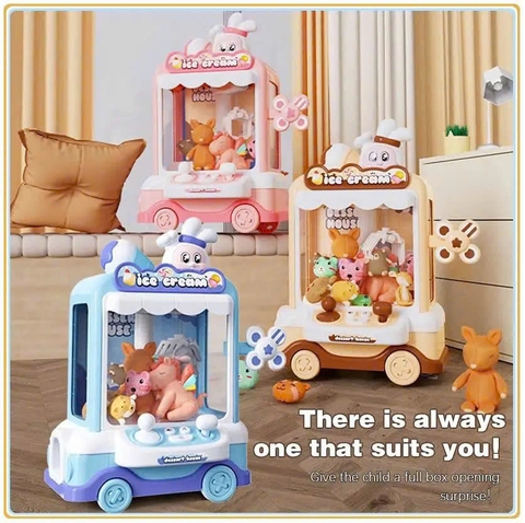 xe gắp thú thỏ Xanh/Hồng/Vàng 1026-68