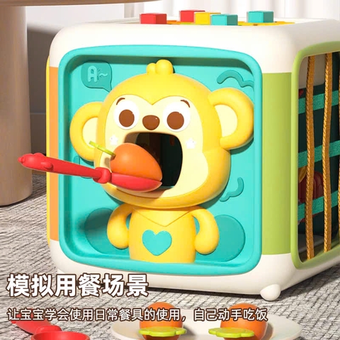 Hộp vuông chú khỉ bận rộn YL562A