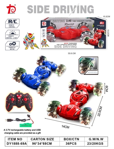 Xe điều khiển từ xa 7 chế độ có đèn DY1888-69A