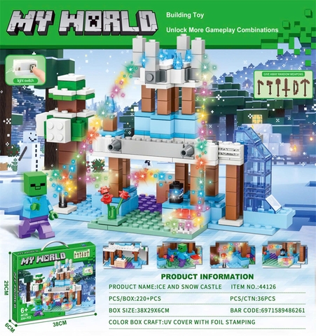 Lắp ráp Minecraft 2 220pcs mã 44126
