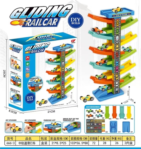 Xe thả cầu trượt mã 666-3