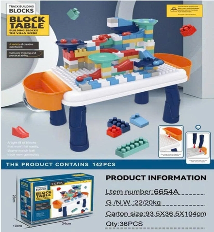 Bàn xếp hình đa năng 142pcs mã 6654A