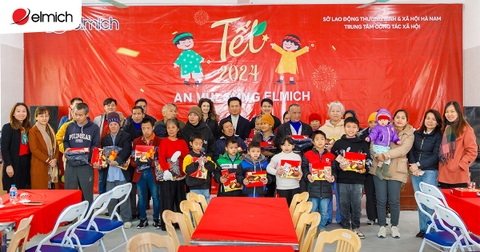 Elmich và hành trình xuân Yêu thương & Kết nối: Mang Tết đến với Trung tâm Công tác Xã hội tỉnh Hà Nam