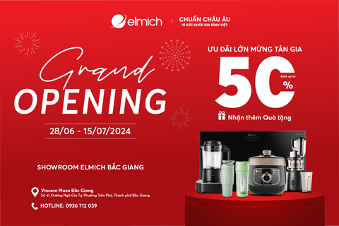 [Elmich x Vincom Plaza Bắc Giang] TƯNG BỪNG KHAI TRƯƠNG - RỘN RÀNG ƯU ĐÃI KHỦNG