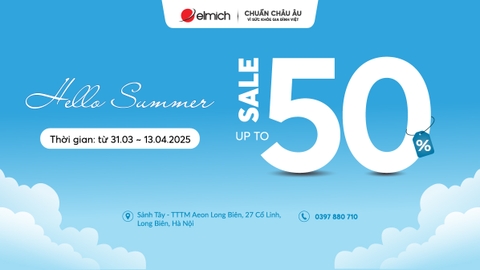 [Elmich x AEON Long Biên] HELLO SUMMER SALE – Rộn ràng ưu đãi, sắm ngay đón hè