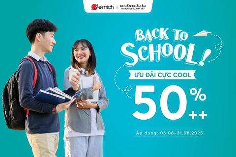 [Showroom Elmich toàn quốc] BACK TO SHCOOL - ƯU ĐÃI CỰC COOL