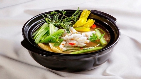 Canh chua mực vị ngon thanh mát đến tận kẽ răng