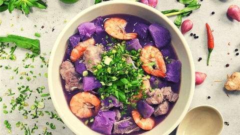 2 cách nấu canh khoai mỡ tuyệt ngon cho bữa cơm gia đình