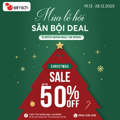 [ELMICH x AEON MALL HÀ ĐÔNG] ĐÓN GIÁNG SINH - RINH QUÀ KHỦNG