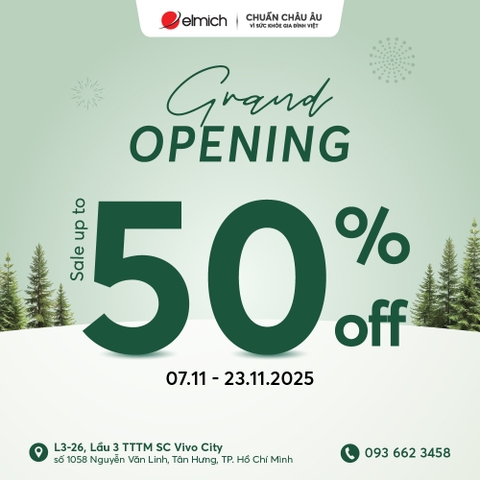 [ELMICH x SC VIVO CITY] KHAI TRƯƠNG TƯNG BỪNG - QUÀ CHẤT TRAO TAY