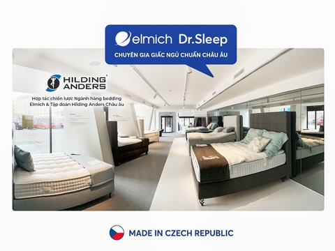 Elmich đưa giá trị Châu Âu và Hiểu biết sâu sắc về giấc ngủ đến gia đình Việt Nam với thương hiệu ELMICH DR SLEEP
