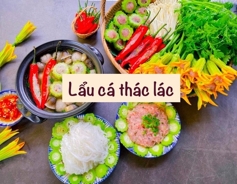 Cách nấu lẩu cá thác lác cực ngon với khổ qua