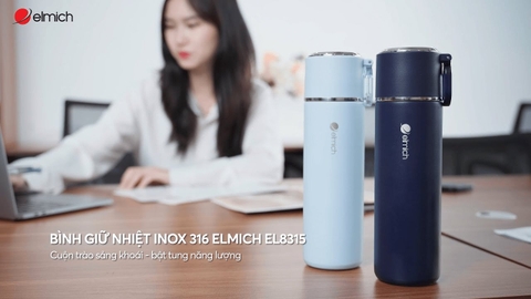 Bình giữ nhiệt inox 316 Elmich EL-8315 | Cuộn trào sảng khoái, bật tung năng lượng