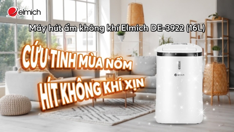 Review Máy hút ẩm không khí Elmich DE-3922