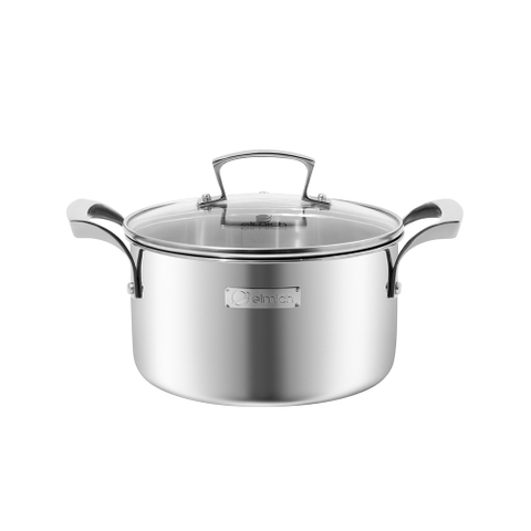Bộ nồi inox liền khối Elmich Premium EL3100 Size 18,20,24 quánh 16cm