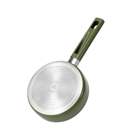 Bộ nồi chảo chống dính Ceramic Elmich Olive Baby  EL5242OV16  size 16cm