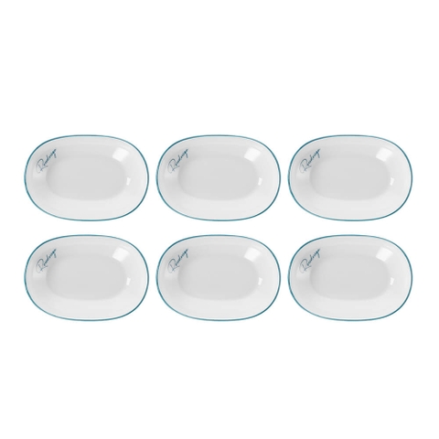 Bộ 6 đĩa chấm bầu dục Elmich Rosedesign EL-0262
