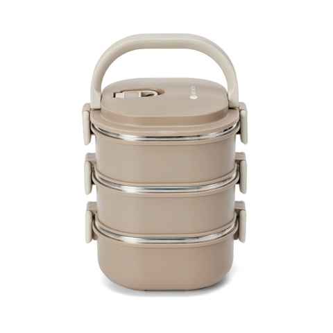 Hộp cơm 3 tầng inox 304 Elmich EL8388 dung tích 2.1L