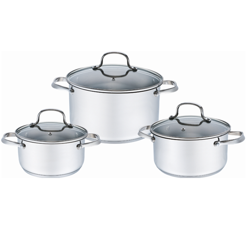 Bộ nồi Inox Smartcook 3 chiếc cỡ 18,20,24cm EL3330
