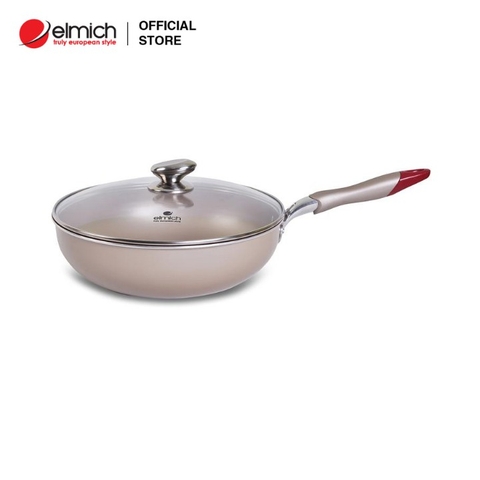 Chảo CD sâu lòng Elmich, đáy từ EL-1166 Helen Size 28-30Cm