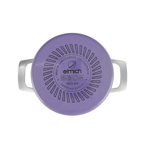 Bộ nồi Inox liền khối Elmich Hera Size 16, 18, 22, chảo 24cm