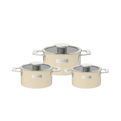 Bộ nồi Inox liền khối Elmich Hera  size 18,20,26cm