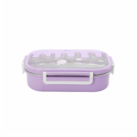 Hộp cơm cho trẻ em 3 ngăn, inox 304, dung tích 600mL Elmich 0009N3