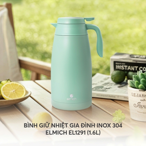 Bình giữ nhiệt gia đình inox 304 Elmich EL1291WG dung tích 1.6L