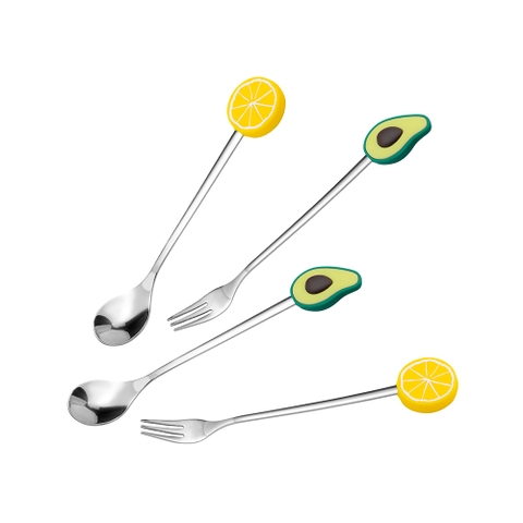 Bộ thìa, dĩa 4 chiếc Elmich EL2453