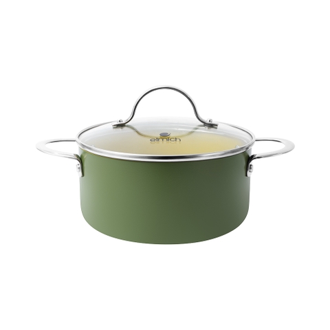 Bộ nồi chống dính Ceramic Elmich Olive classic EL5242OV03 Size 18,20,24cm