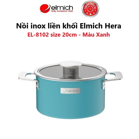 Nồi inox liền khối Elmich Hera