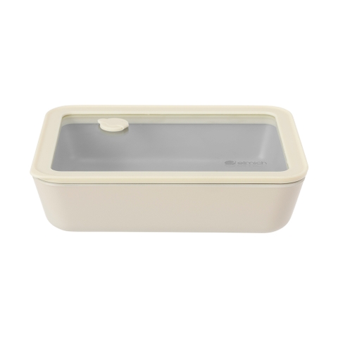 Hộp thủy tinh phủ sứ bảo quản thực phẩm Elmich dung tích 820ml EL4015