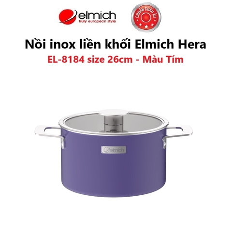 Nồi inox liền khối Elmich Hera