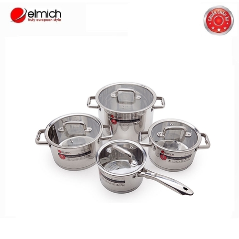 Bộ xoong Elmich inox 5 đáy - 2353670