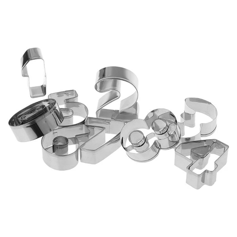 Bộ khuôn bánh hình số bằng inox Elmich EL0116SO