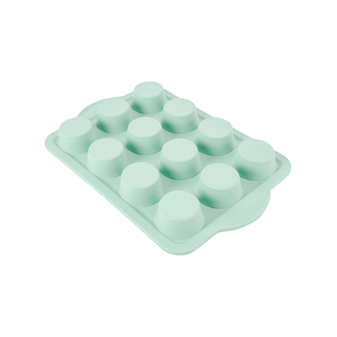 Khuôn làm bánh, thạch rau câu hình tròn silicon 12 lỗ Elmich EL0682