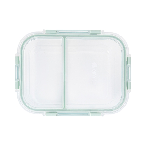 Hộp cơm thủy tinh 2 ngăn Elmich EL1445 dung tích 980ml