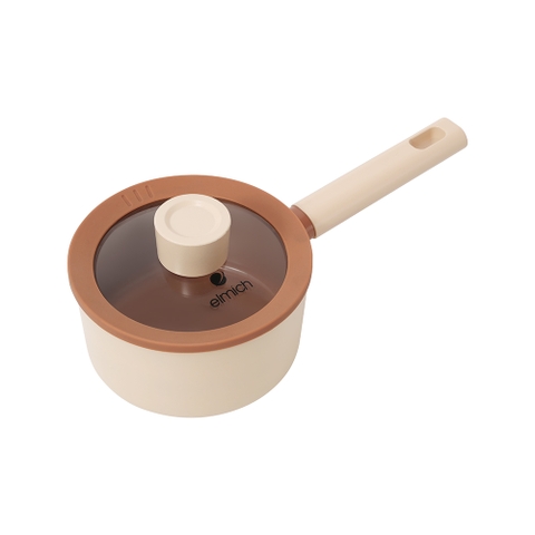 Quánh chống dính Ceramic Elmich Mocha EL5539MC16 Size 16cm