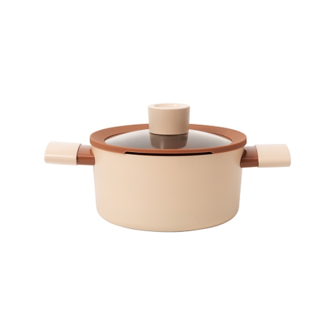 Nồi chống dính Ceramic Elmich Mocha EL5539MC 18, 20, 24cm