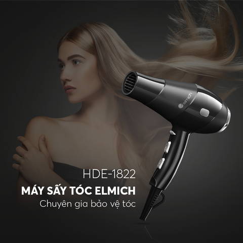 Máy sấy tóc  Elmich HDE-1822