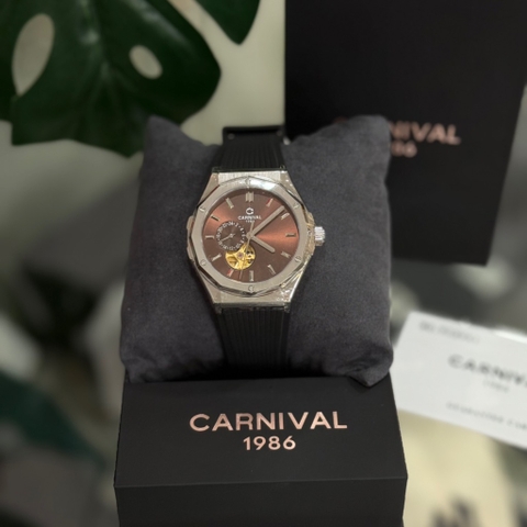 Carnival Wrist Watch Brown 8189G