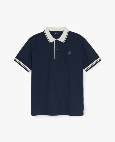 Áo MLB Polo Basic Block Comfortable Navy 3APQB0253