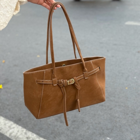 Túi Posh Blue Seoul Korea Brown