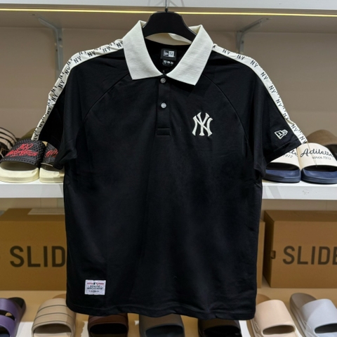 Áo New Era Polo Đen Viền NY Begie 15877459