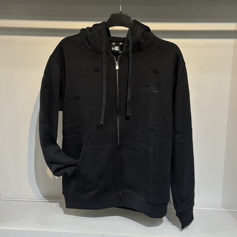 Áo Hoodie Zip Black