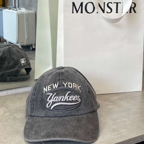 Nón MLB Denim Grey New York Yankees