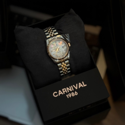 Đồng hồ Carnival White 8131L size 33