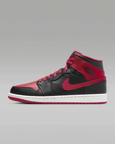 Giày Nike Air Jordan 1 MID 'Black Red White' DQ8426 067