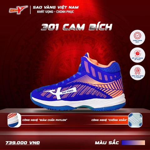 SAO VÀNG 301 CAM BÍCH - FREESHIP VÀ TẶNG KÈM 1 ĐÔI TẤT