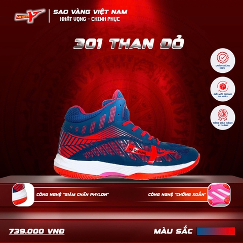 SAO VÀNG 301 THAN ĐỎ - FREESHIP VÀ TẶNG KÈM 1 ĐÔI TẤT